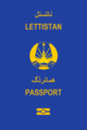 Lettistani ordinary passport