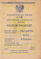 First post-ww2 Polish passport, used in the second half of 1945