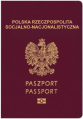 Biometric passport cover 2028-2030